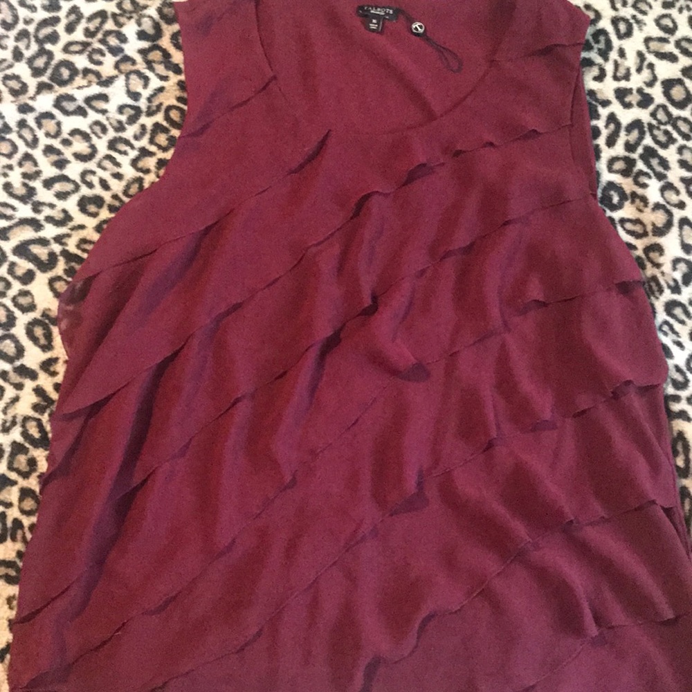 Blouse dark red